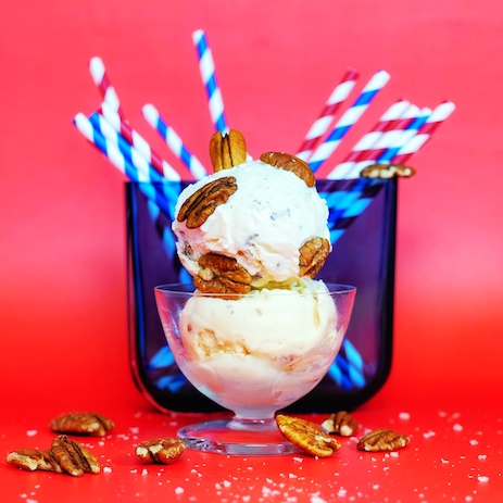 Ice cream sundae.